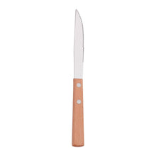 Load image into Gallery viewer, Oak - Rustic Wood Handle Stainless Steel Silverware Set