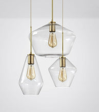 Charger l'image dans la galerie, Clear Vintage Glass Modern Glass Pendant Light