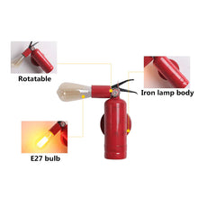 Load image into Gallery viewer, Retro Fire Extinguisher Wall Light