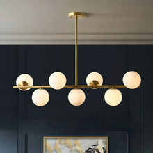 Load image into Gallery viewer, Frosted Glass Multi Bulb Chandelier