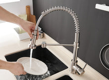 Load image into Gallery viewer, Teagan - Single-Hole Detachable Kitchen Faucet with Pull-Down Spring Water Spout