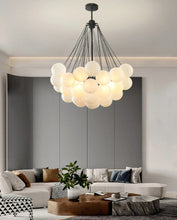 Charger l'image dans la galerie, Contemporary black modern European glass chandelier in black