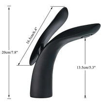 Load image into Gallery viewer, Lidia Modern Bathroom Faucet Dimensions