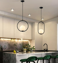 Load image into Gallery viewer, Nordic Glass Pendant Lights