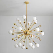 Load image into Gallery viewer, Fleur - Frosted Glass Multi-Bulb Art Deco Chandelier
