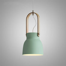 Load image into Gallery viewer, Colorful Modern Nordic Wood Pendant Lights