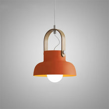 Load image into Gallery viewer, Colorful Modern Nordic Wood Pendant Lights