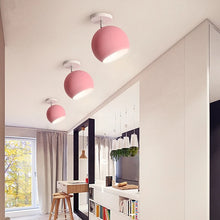 Load image into Gallery viewer, Pink nordic macaroon ceiling lights