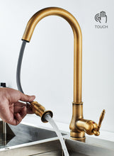 Load image into Gallery viewer, Antique Touch Sensor Kitchen Faucet