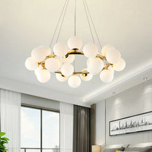 Load image into Gallery viewer, Elena - Modern Glass Globe Chandelier