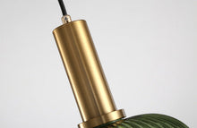 Charger l'image dans la galerie, Suspensions rétro en verre texturé