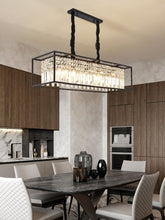 Charger l'image dans la galerie, kitchen dining table kitchen island modern glass crystal chandelier