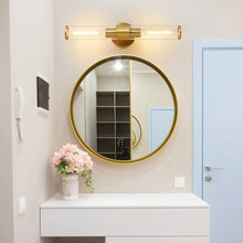 Load image into Gallery viewer, Classic Two-Bulb Glass Wall/Vanity Sconce