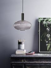 Charger l'image dans la galerie, gray glass dome pendant lights