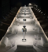 Load image into Gallery viewer, chrome color LED dining table lamp