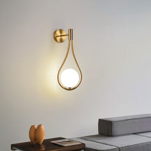 Load image into Gallery viewer, nordic frosted glass globe wall sconce