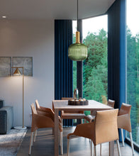 Charger l'image dans la galerie, jade green farmhouse retro pendant light