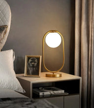 Load image into Gallery viewer, modern glass globe table lamp