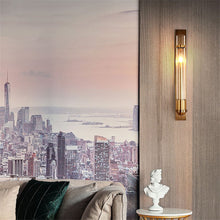 Charger l'image dans la galerie, Modern brass slim wall light