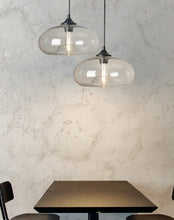 Load image into Gallery viewer, clear glass art deco galloway pendant lights