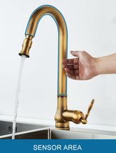 Load image into Gallery viewer, Antique Bronze Touch Control Kitchen Faucet