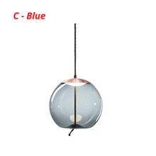 Charger l'image dans la galerie, Suspensions nordiques en corde et verre