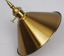 Load image into Gallery viewer, Vintage Brass Farmhouse Pendant Lights