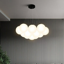 Charger l'image dans la galerie, Modern Frosted Glass Globe Chandelier