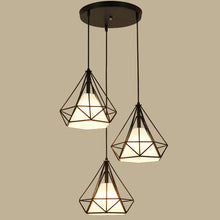 Load image into Gallery viewer, Vintage Wrought Iron Light Fixture