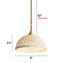 Charger l'image dans la galerie, Suspension en céramique tissée
