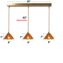 Load image into Gallery viewer, Vintage Stained Glass Pendant Lights