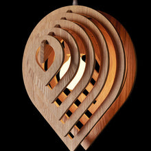 Charger l'image dans la galerie, Rustic farmhouse pendant light wood construction