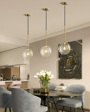 Load image into Gallery viewer, Minimalist Modern Glass Globe Pendant Lights