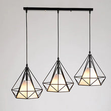 Load image into Gallery viewer, Vintage Wrought Iron Light Fixture