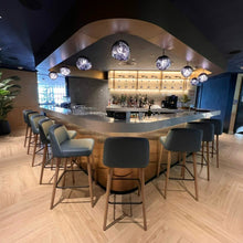 Load image into Gallery viewer, bar style ideas colorful warped pendant lights