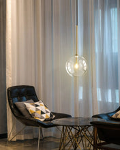 Load image into Gallery viewer, glass globe minimalist modern pendant lights