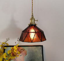 Cargar imagen en el visor de la galería, Lámparas colgantes de vitral nórdico