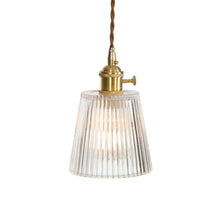 Load image into Gallery viewer, Vintage Textured Glass Pendant Lights