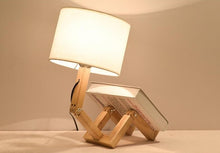 Charger l'image dans la galerie, Vintage wood desk lamp