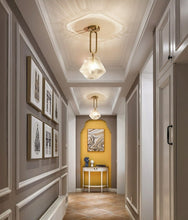 Charger l'image dans la galerie, Modern Glass Crystal Ceiling Light for the kitchen