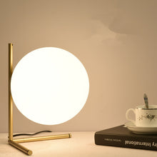 Load image into Gallery viewer, Frosted Glass Globe Table Lamps