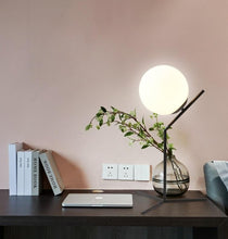 Load image into Gallery viewer, Modern Black Diagonal Table Lamp