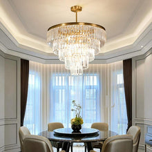 Charger l'image dans la galerie, Raquel - Modern Glass Crystal Chandelier