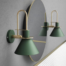 Load image into Gallery viewer, Salena modern wall sconce in green
