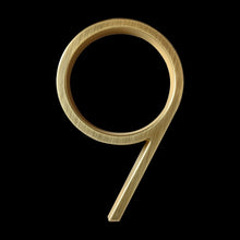 Load image into Gallery viewer, Gold Modern House Numbers