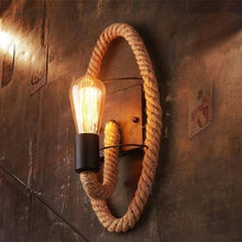 Load image into Gallery viewer, Vintage Rope Wall Light