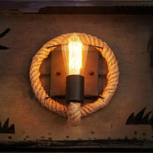 Load image into Gallery viewer, Vintage Rope Wall Light