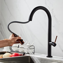 Cargar imagen en el visor de la galería, Pull out Rose Retractable Kitchen Faucet