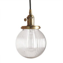 Load image into Gallery viewer, Vintage Textured Glass Globe Pendant Lights