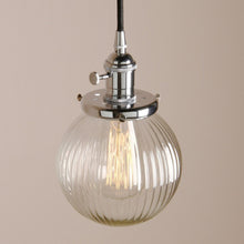 Load image into Gallery viewer, Farmhouse Chic Vintage Glass Pendant Light